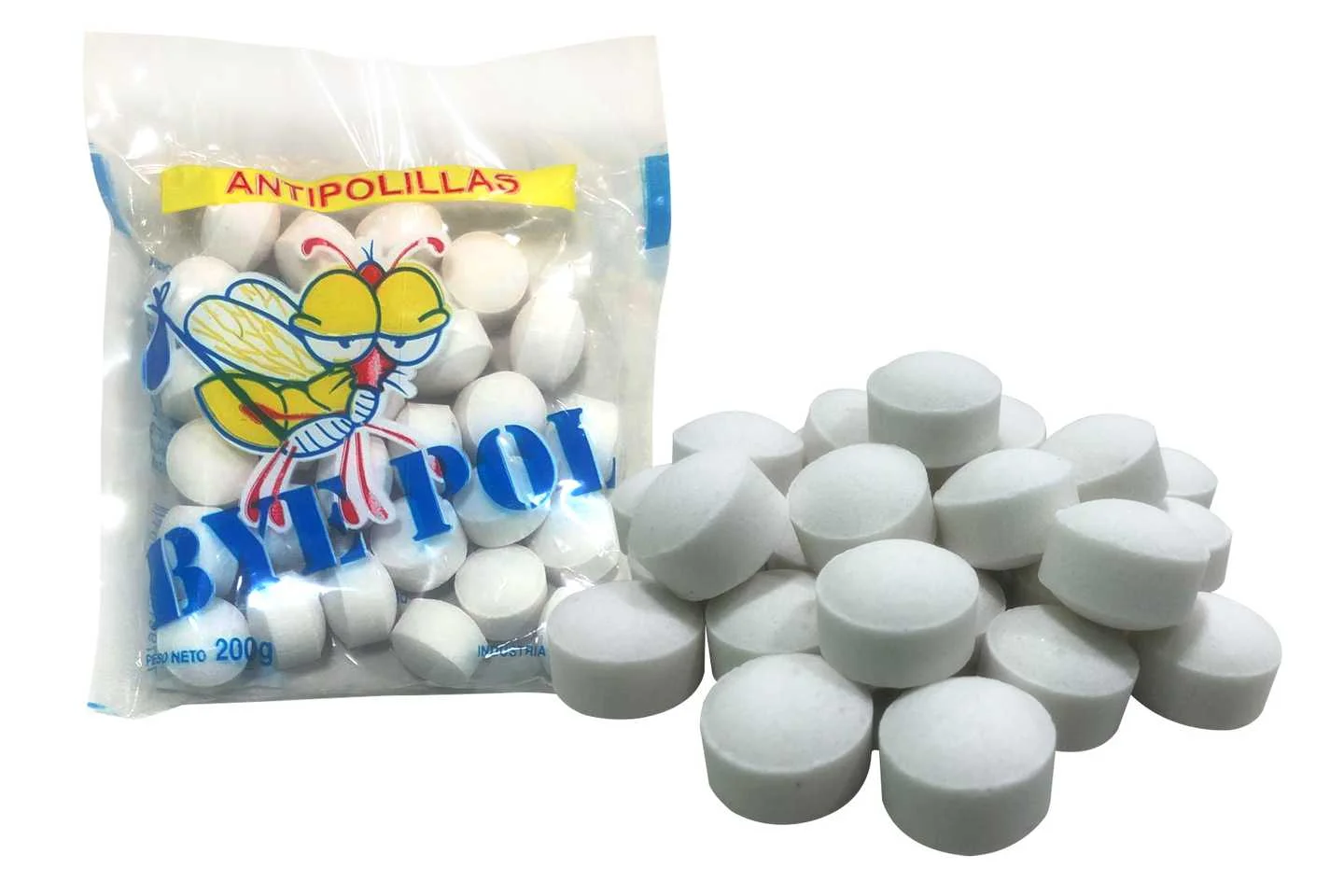 NAFTALINA ECO BLANCA X 200 GR,