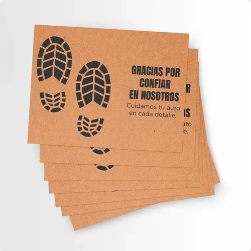 ALFOMBRITA DE PAPEL PARA AUTO
