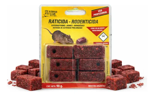 CYGONAZO RATICIDA BLOQUE X 6 UN