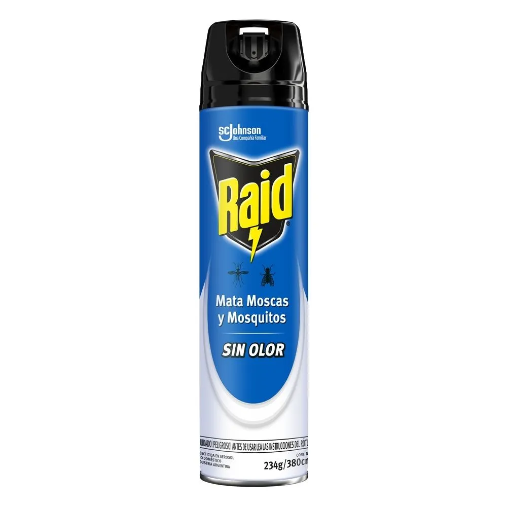 RAID INSECTICIDA SIN OLOR X 360CC