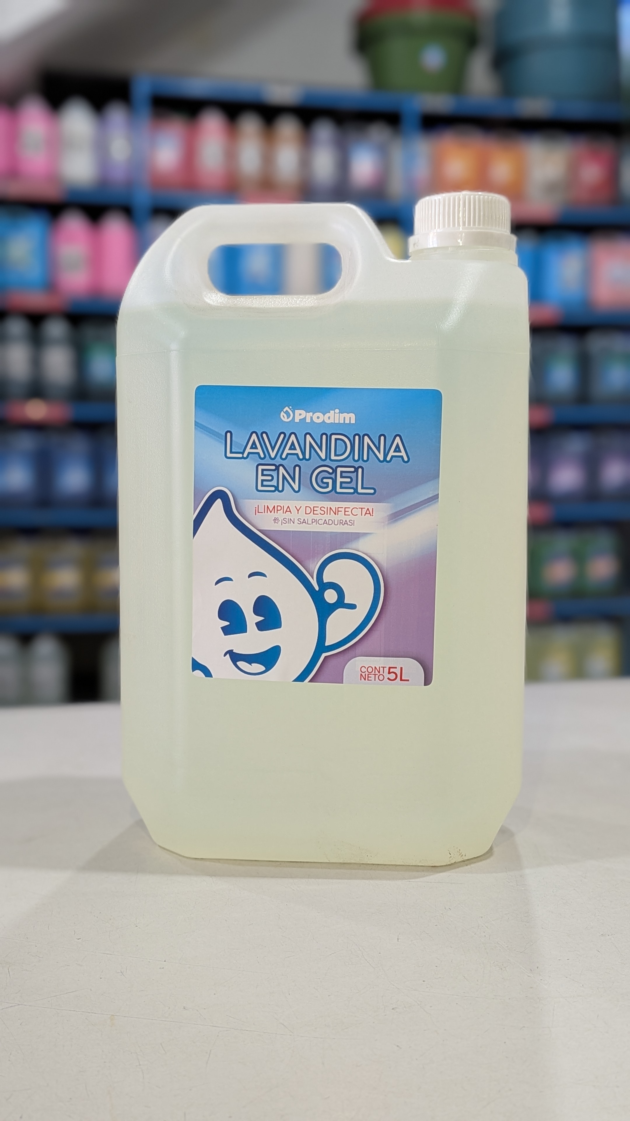 LAVANDINA EN GEL BIDON X 5 LTS,