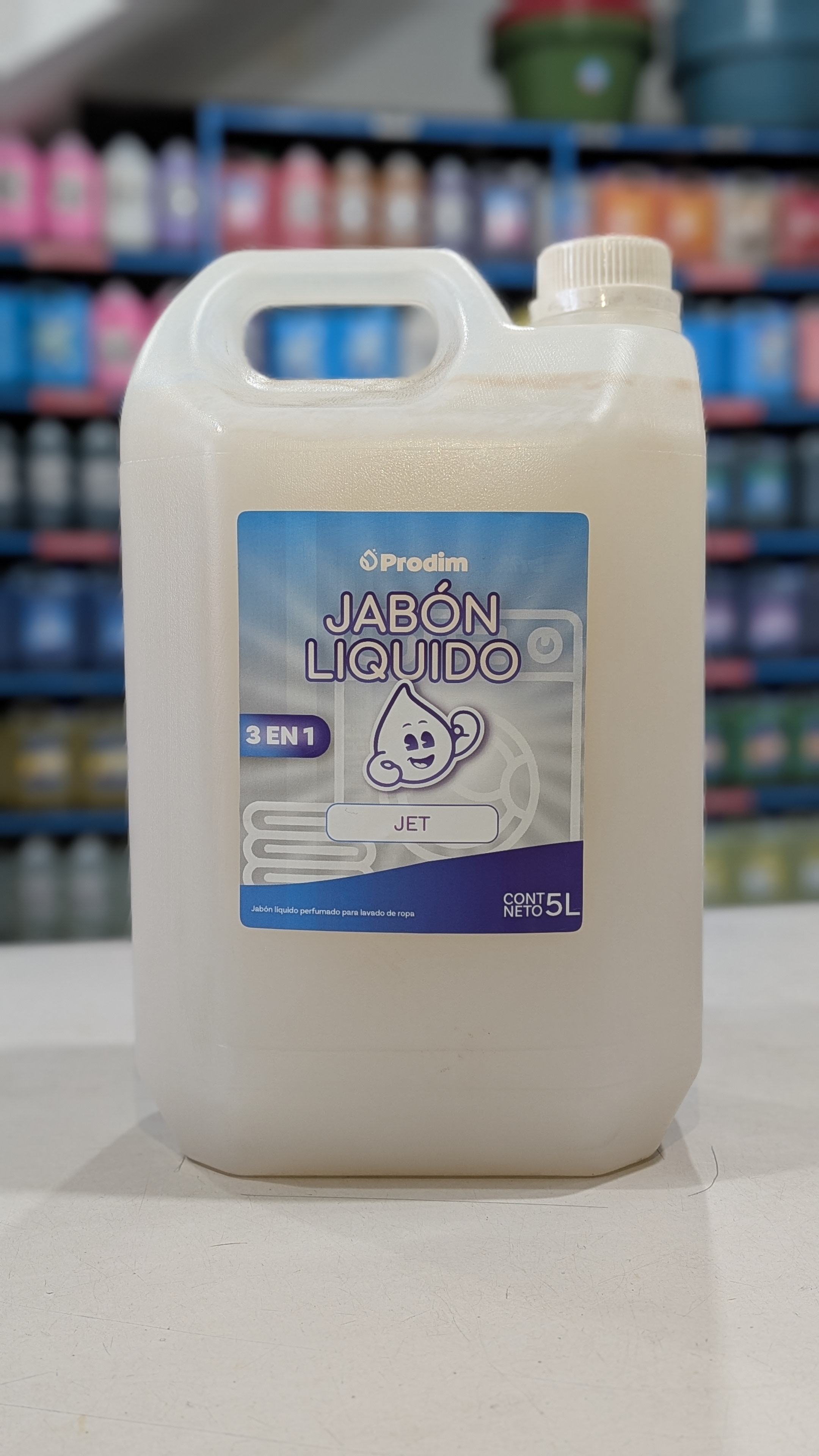 JABON LIQ P/ROPA BIDON X 5 LTS 3 EN 1
