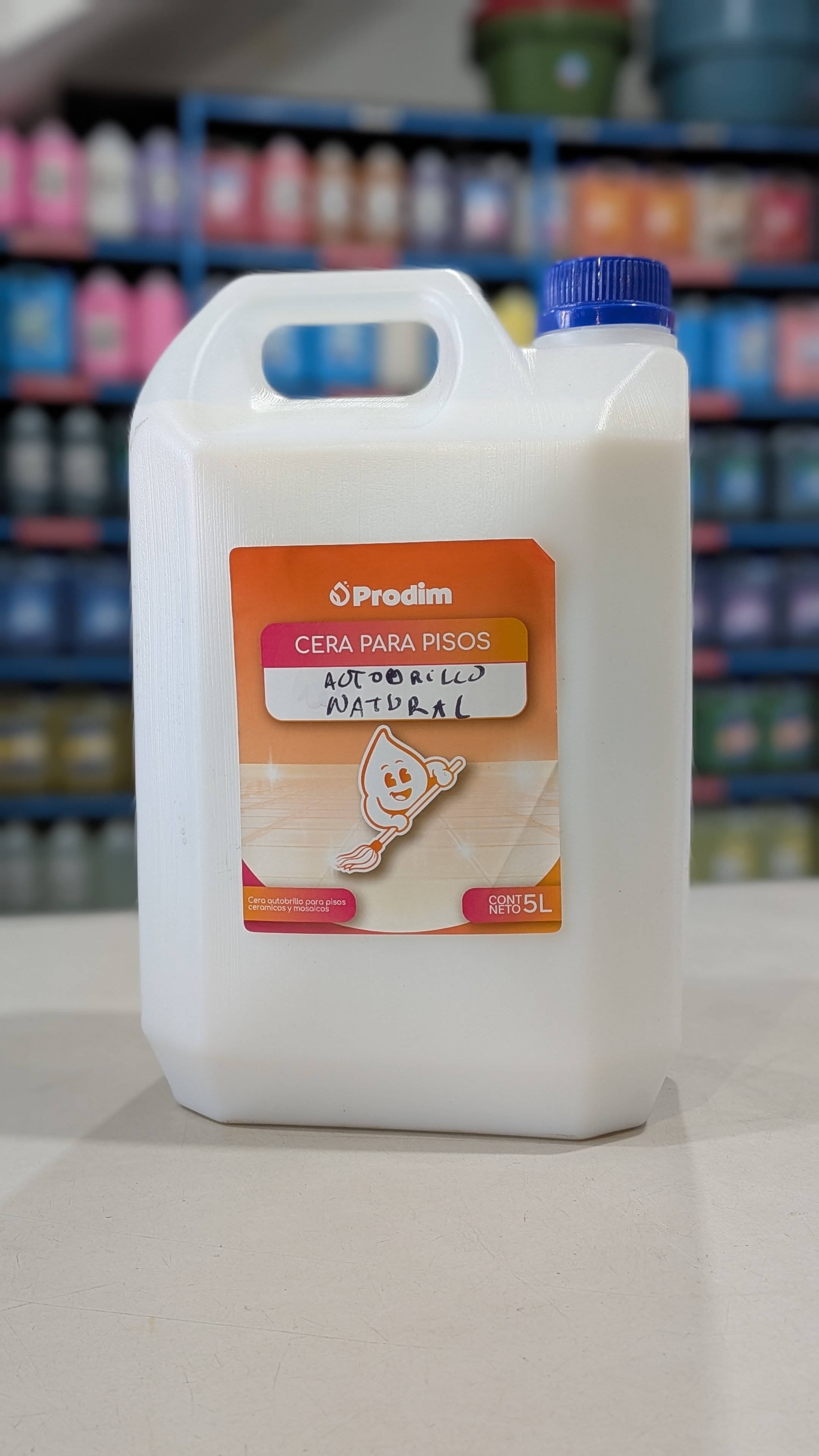 BIDON X 5LTS CERA ACRILICA NATURAL