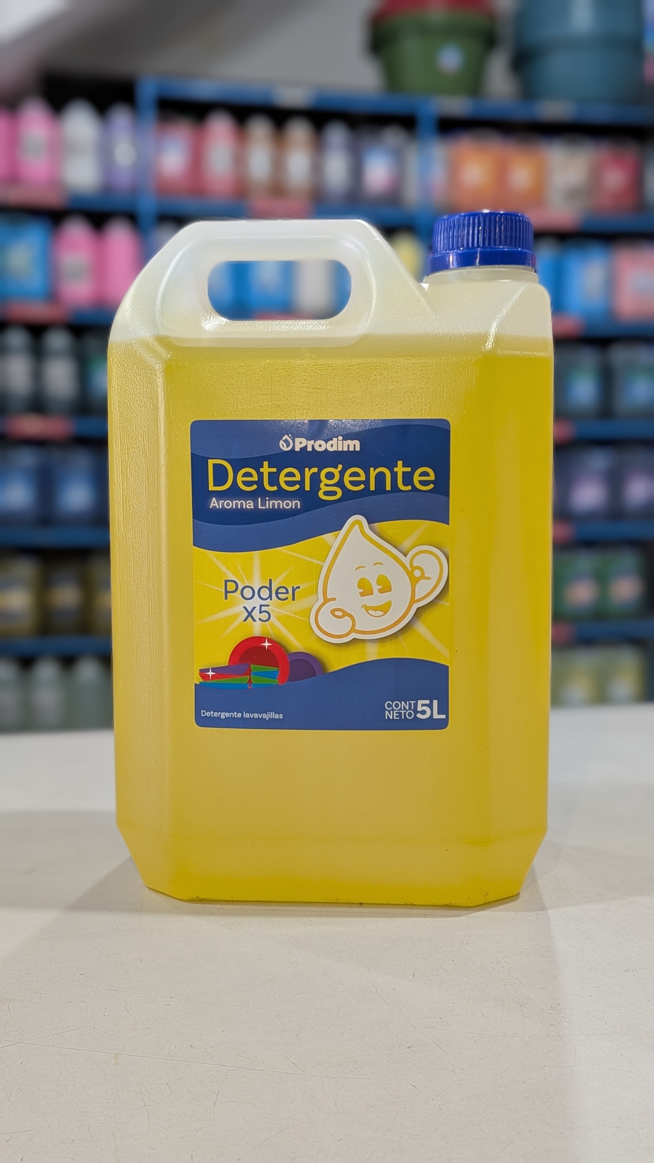 DETERGENTE BIDON X 5LTS LAVAVAJILL LIMON