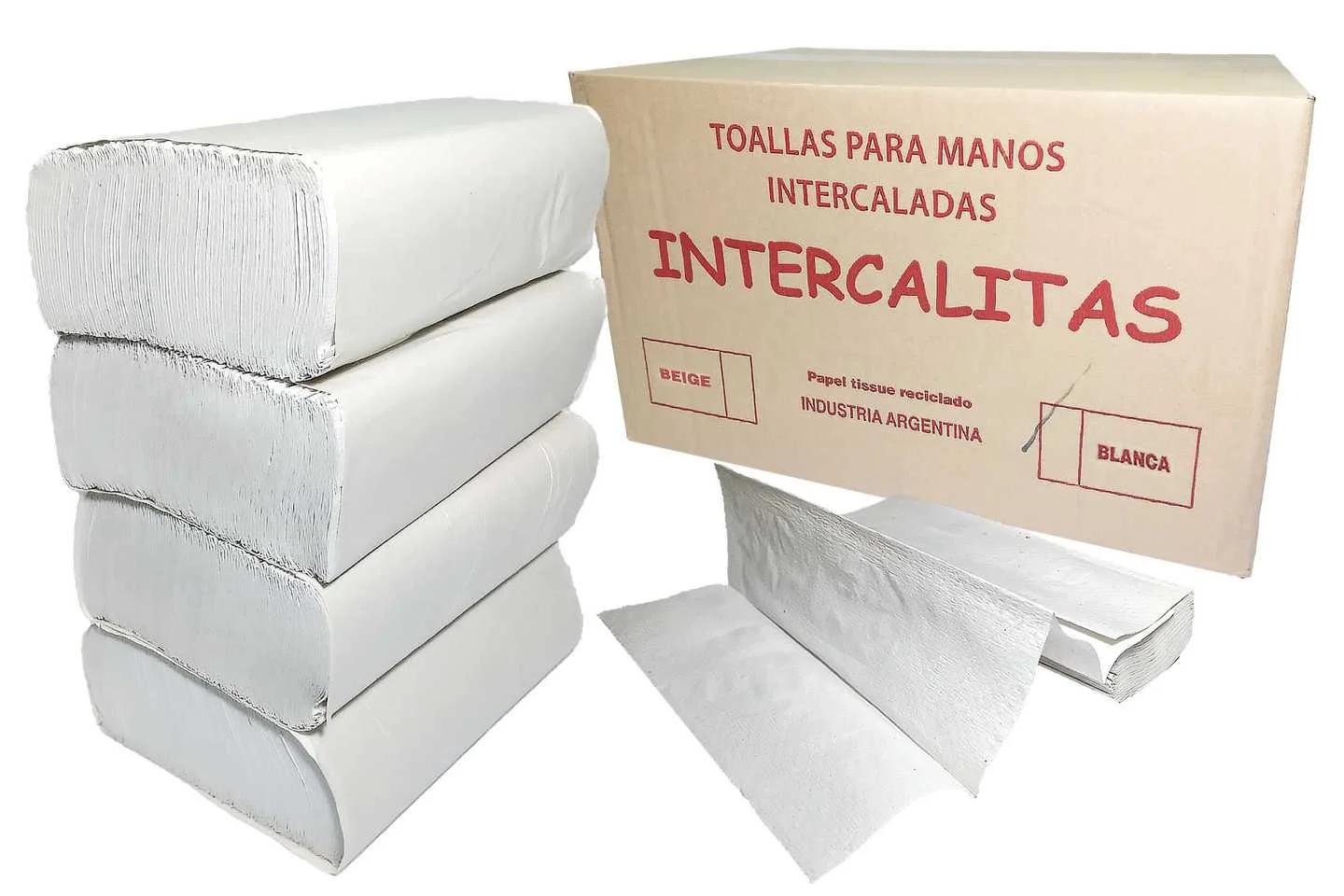 TOALLAS INTERCALADAS BLANCA X 2500